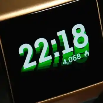 echocentric clockface on the fitbit ionic